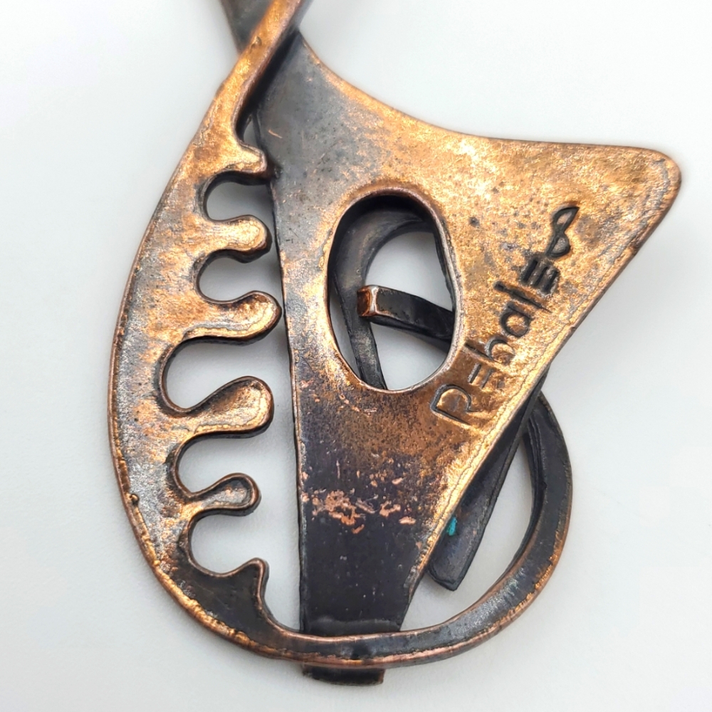 SUPER RARE HUGE Rebates Copper Pendent - Picture 11 of 13